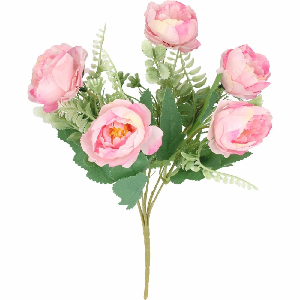 Artificial Plants & Flowers | Artificial Pink Austin Roses (1 Bouquet) Artificial Plants & Flowers Artificial Plants & Flowers