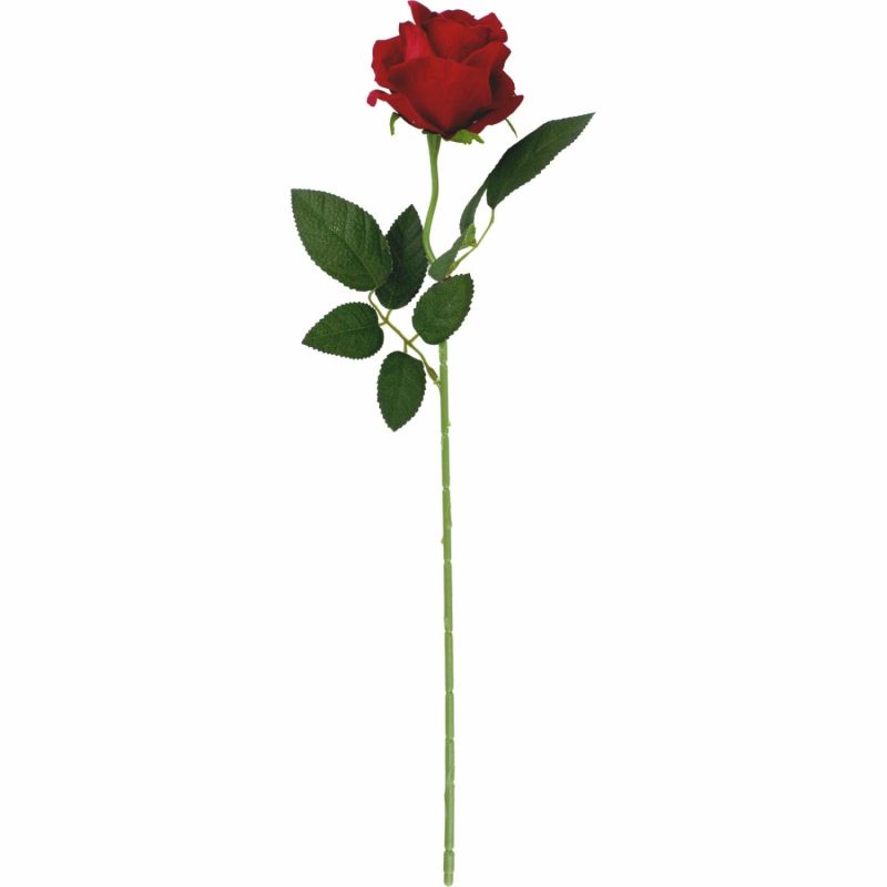 Artificial Plants & Flowers | Artificial Red Rose (1 Stem) Artificial Plants & Flowers Artificial Plants & Flowers