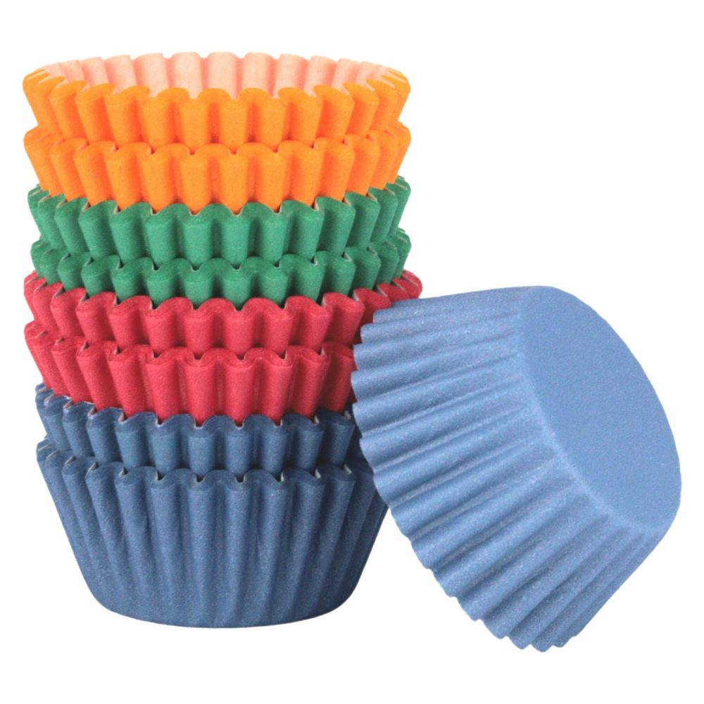 Baking Cups | Assorted Bright Baking Cups 40Mm (Pack Of 200) Baking & Cake Decorating Baking Cups