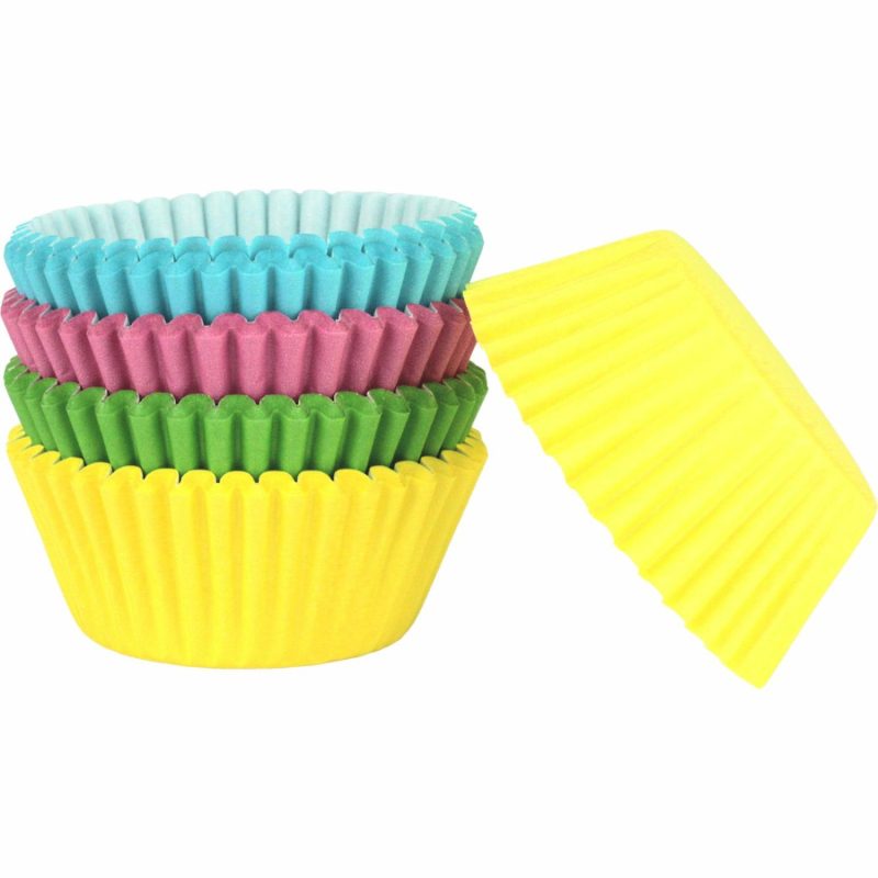 Baking Cups | Assorted Pastel Baking Cups (Pack Of 100) Baking & Cake Decorating Baking Cups