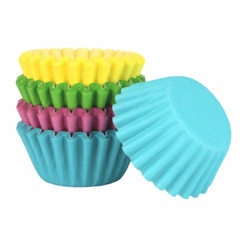 Baking Cups | Assorted Pastel Mini Baking Cups 30Mm (Pack Of 100) Baking & Cake Decorating Baking Cups