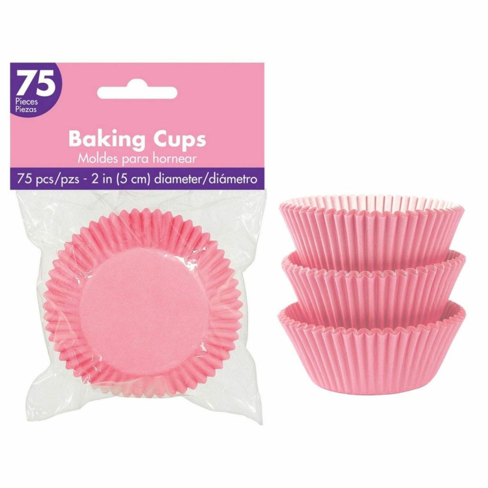 Baking Cups | Light Pink 5Cm Baking Cups (Pack Of 75) Baking & Cake Decorating Baking Cups