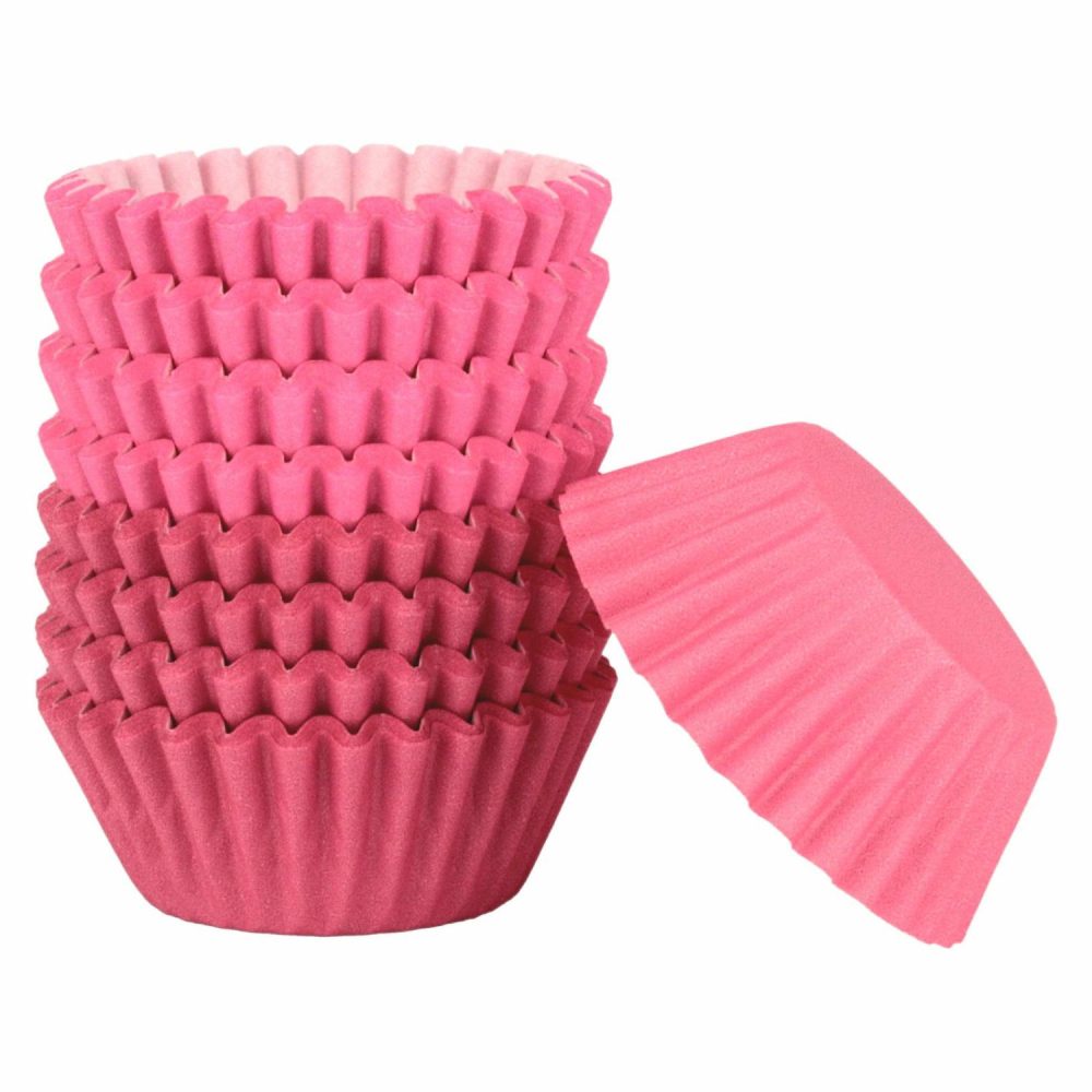 Baking Cups | Pretty Pink Baking Cups 40Mm (Pack Of 200) Baking & Cake Decorating Baking Cups