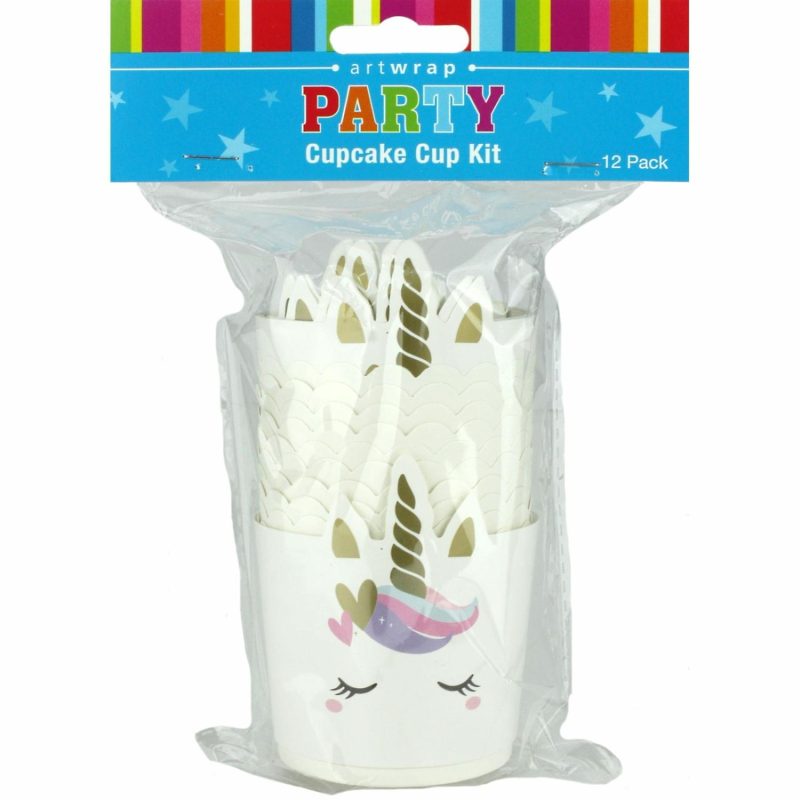 Baking Cups | Unicorn Love Cupcake Decorating Kit (Pack Of 12) Baking & Cake Decorating Baking Cups