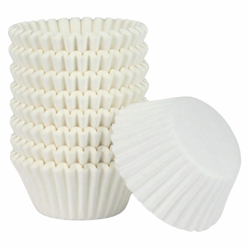 Baking Cups | White Baking Cups 40Mm (Pack Of 200) Baking & Cake Decorating Baking Cups