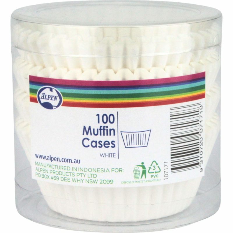 Baking Cups | White Baking Cups (Pack Of 100) Baking & Cake Decorating Baking Cups