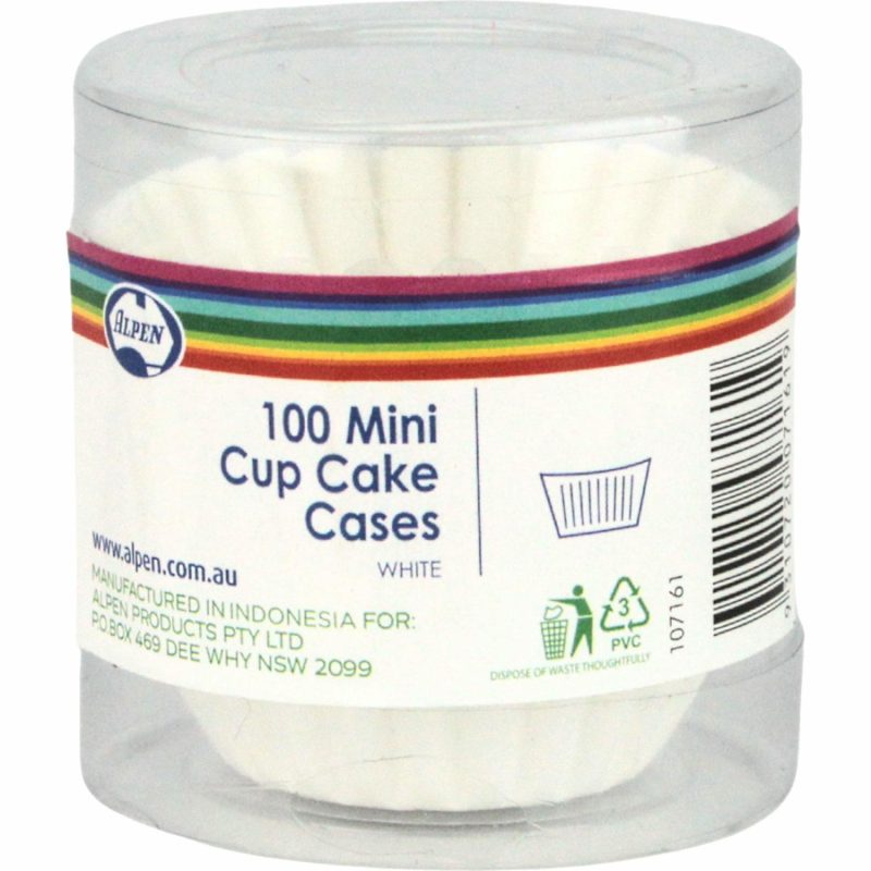 Baking Cups | White Mini Baking Cups 30Mm (Pack Of 100) Baking & Cake Decorating Baking Cups