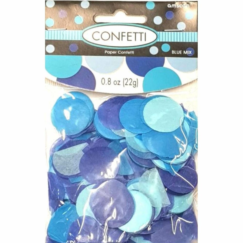 Balloon Styling & Decor | Blue Tissue Paper Dot Confetti Balloon Styling & Decor Balloon Styling & Decor