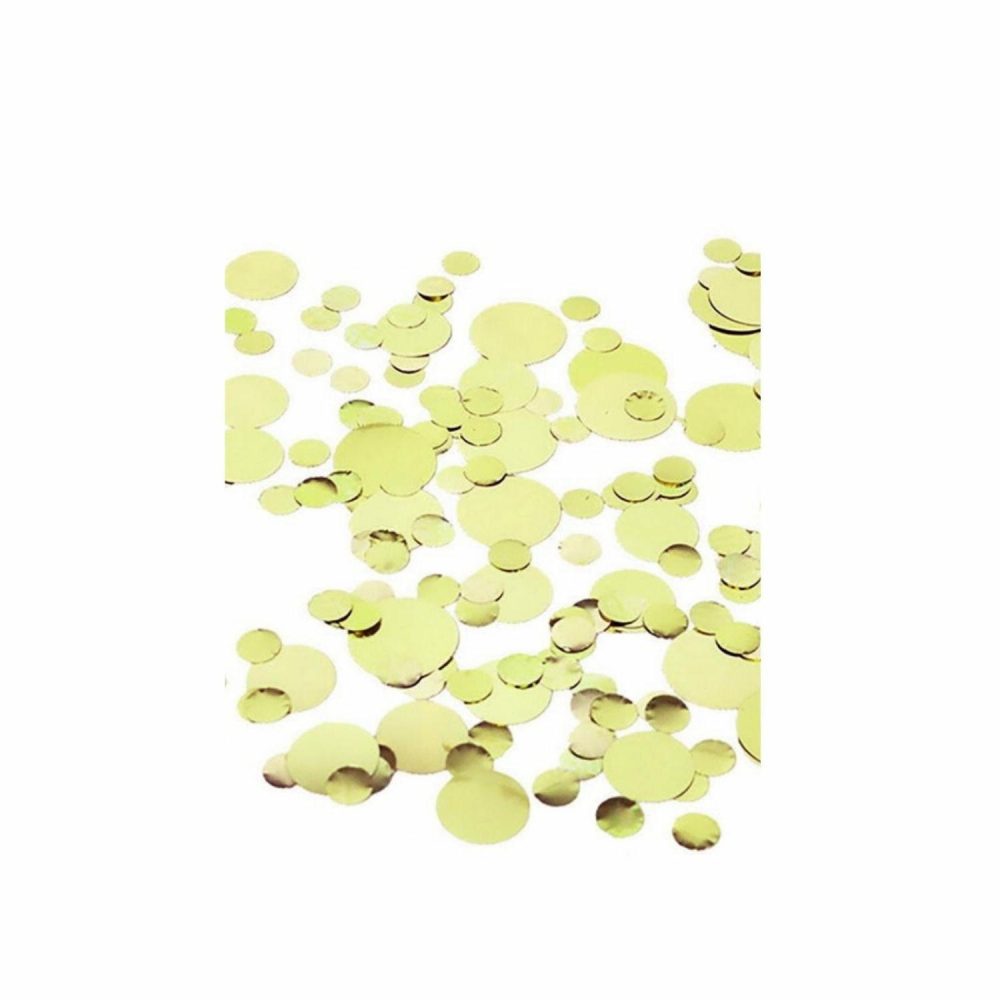 Balloon Styling & Decor | Gold Assorted Confetti Circles Balloon Styling & Decor Balloon Styling & Decor