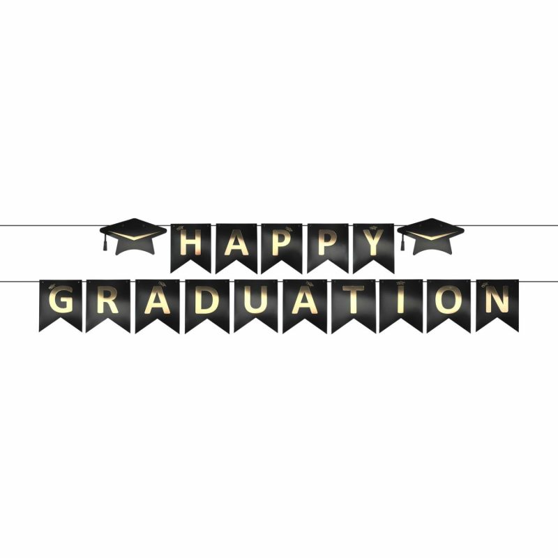 Balloon Styling & Decor | Happy Graduation Pennant Banner 4.5M Balloon Styling & Decor Balloon Styling & Decor