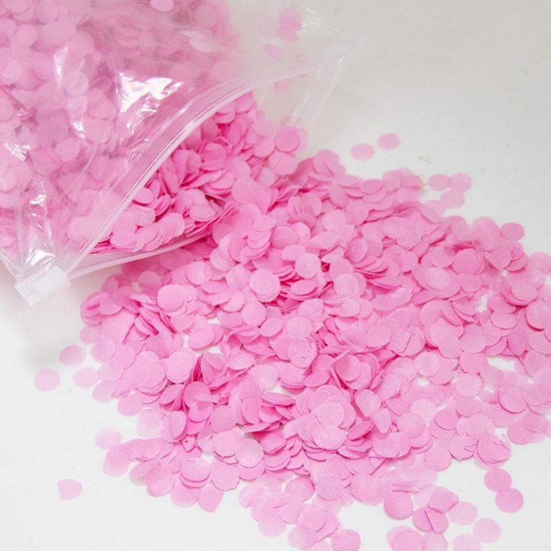 Balloon Styling & Decor | Light Pink Tissue Confetti 1Cm (Bulk Pack Of 250G) Balloon Styling & Decor Balloon Styling & Decor