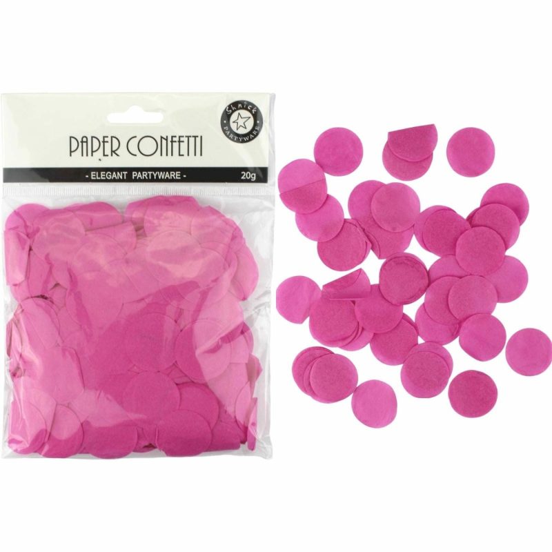 Balloon Styling & Decor | Magenta Tissue Paper Confetti Dots (20G) Balloon Styling & Decor Balloon Styling & Decor