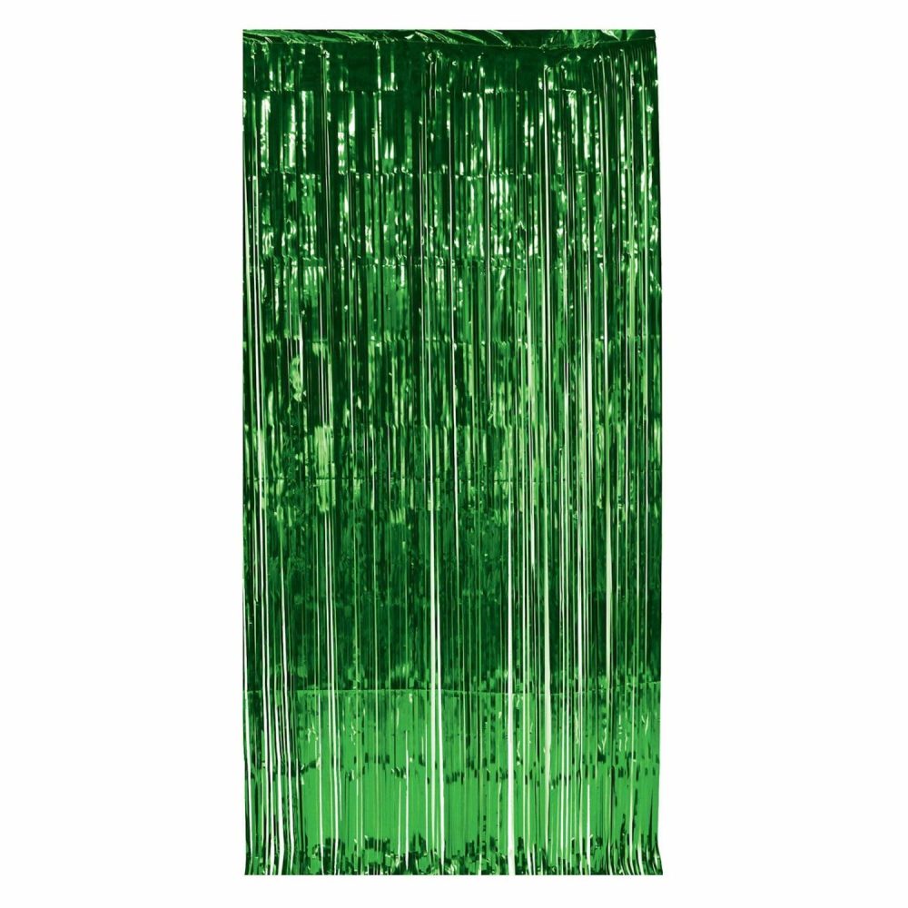 Balloon Styling & Decor | Metallic Green Foil Backdrop Curtain 90Cm X 240Cm Balloon Styling & Decor Balloon Styling & Decor