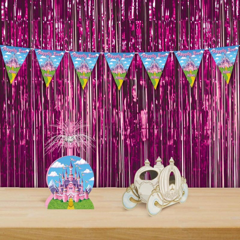 Balloon Styling & Decor | Metallic Pink Foil Backdrop Curtain 90Cm X 240Cm Balloon Styling & Decor Balloon Styling & Decor