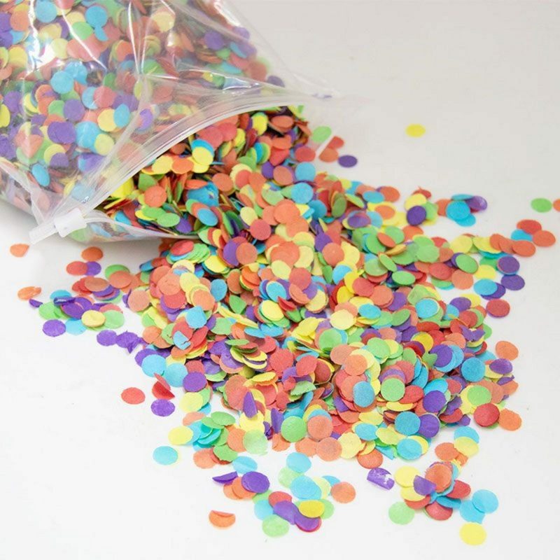 Balloon Styling & Decor | Multi Coloured Tissue Confetti 1Cm (Bulk Pack Of 250G) Balloon Styling & Decor Balloon Styling & Decor