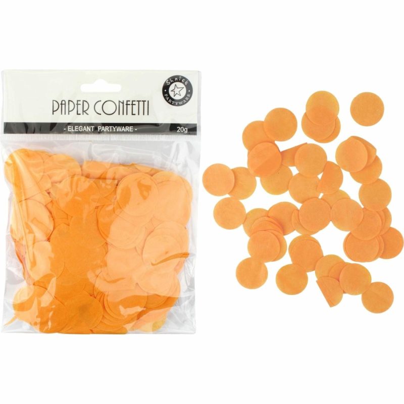 Balloon Styling & Decor | Orange Tissue Paper Confetti Dots (20G) Balloon Styling & Decor Balloon Styling & Decor