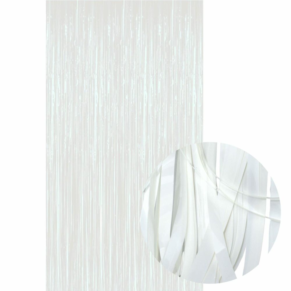 Balloon Styling & Decor | White Plastic Backdrop Door Curtain 100Cm X 200Cm Balloon Styling & Decor Balloon Styling & Decor