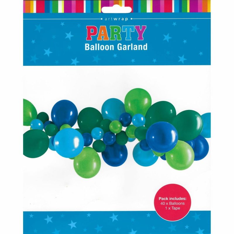 Bouquets, Garlands & Kits | Blue Green Balloon Garland Kit Balloons Bouquets, Garlands & Kits