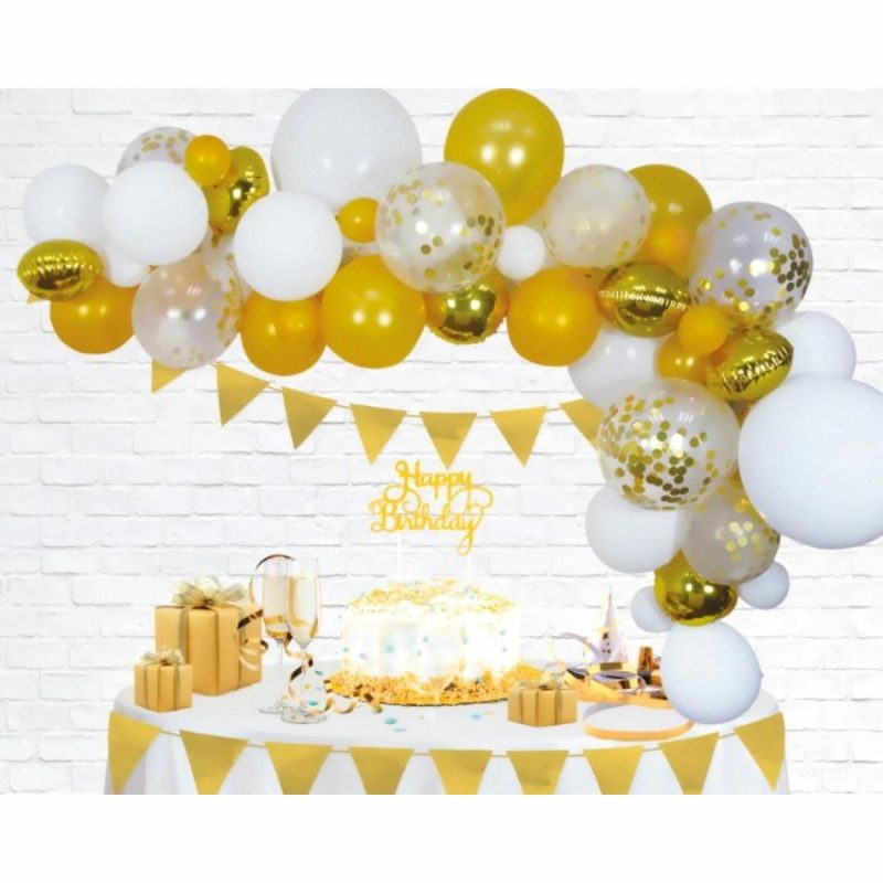 Bouquets, Garlands & Kits | Gold 4M Balloon Arch Kit Balloons Bouquets, Garlands & Kits