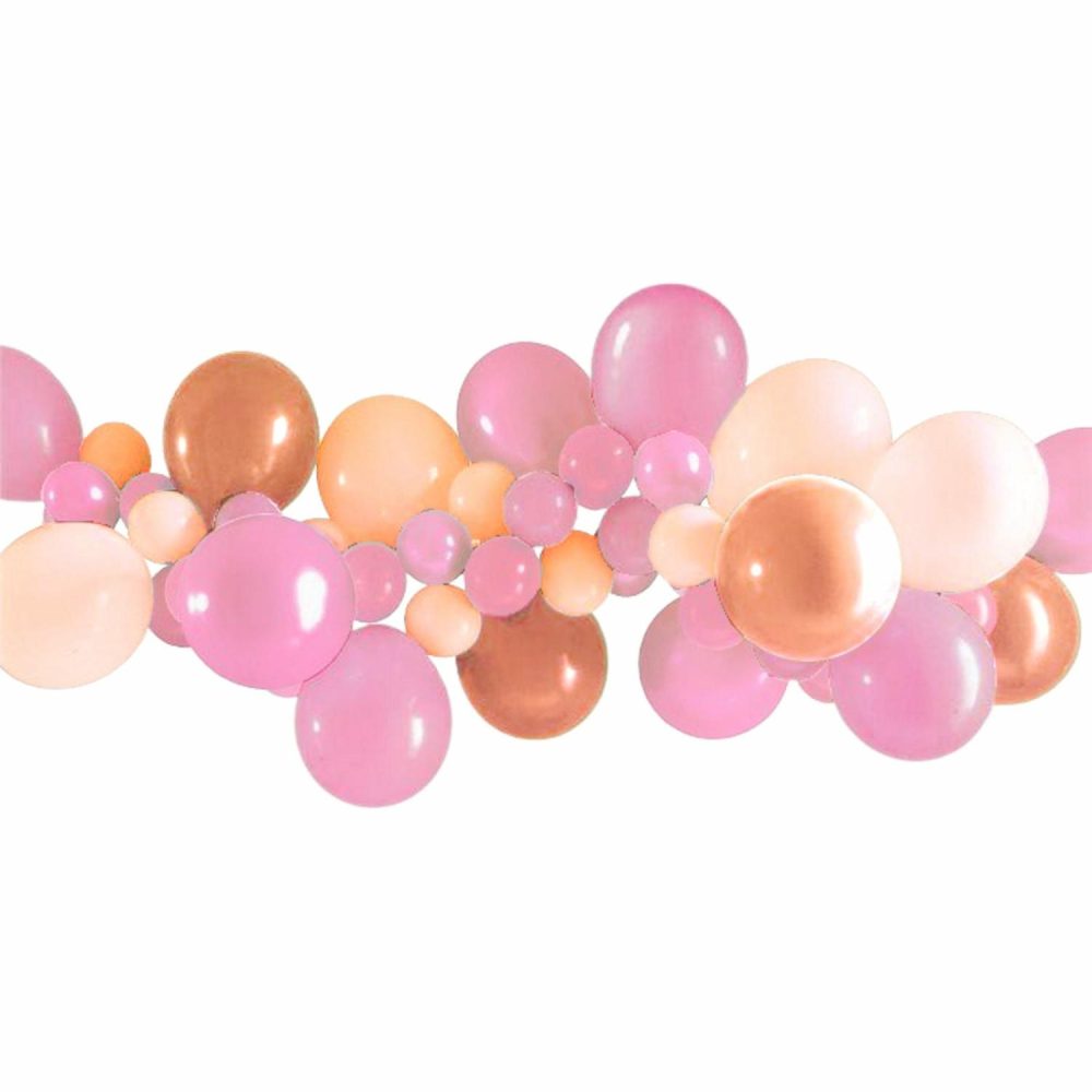 Bouquets, Garlands & Kits | Pink, Peach & Coral 5M Balloon Garland Kit Balloons Bouquets, Garlands & Kits