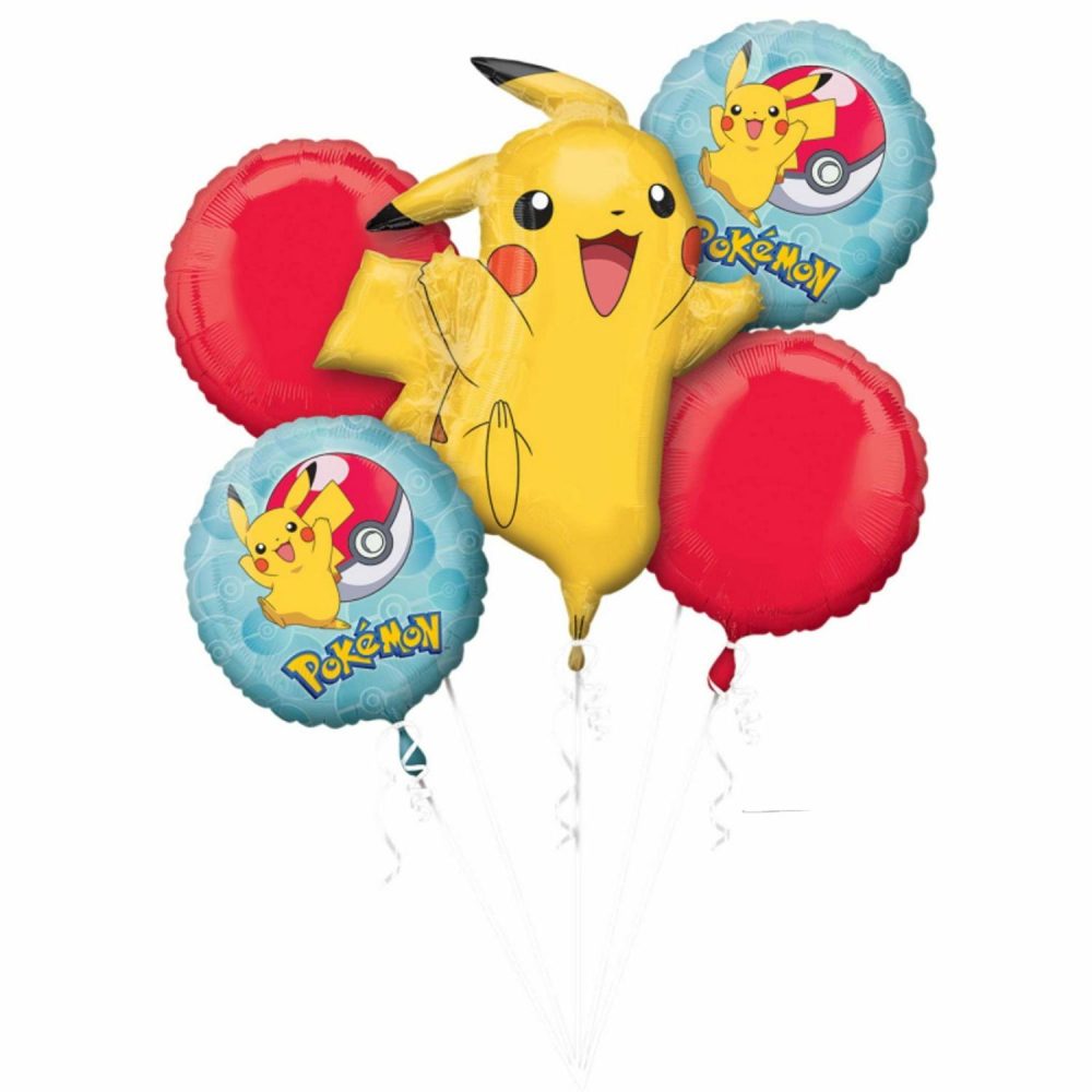 Bouquets, Garlands & Kits | Pokemon Helium Balloon Bouquet Balloons Bouquets, Garlands & Kits