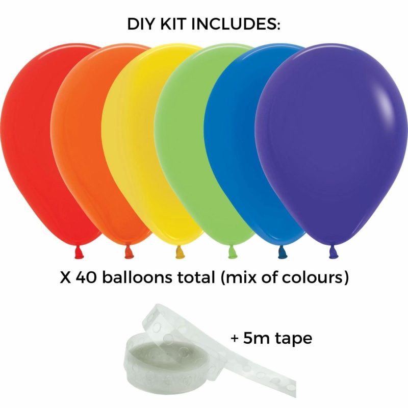 Bouquets, Garlands & Kits | Rainbow Balloon Garland Kit Balloons Bouquets, Garlands & Kits