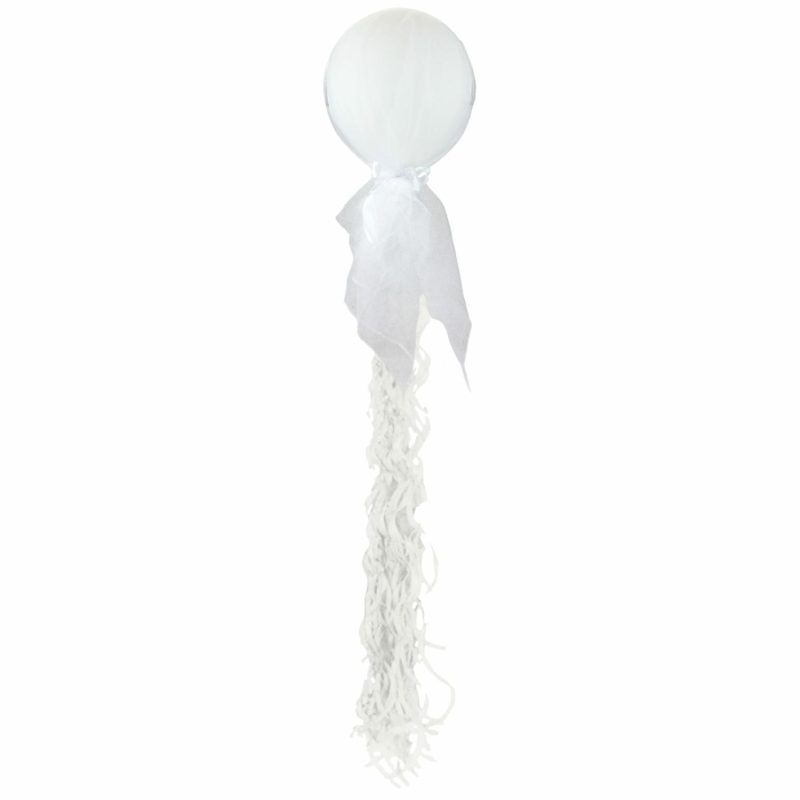 Bouquets, Garlands & Kits | White Tulle Balloon Tassel Kit Balloons Bouquets, Garlands & Kits