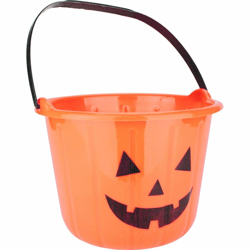 Buckets & Baskets | Halloween Trick Or Treat Pumpkin Bucket Buckets & Baskets Buckets & Baskets