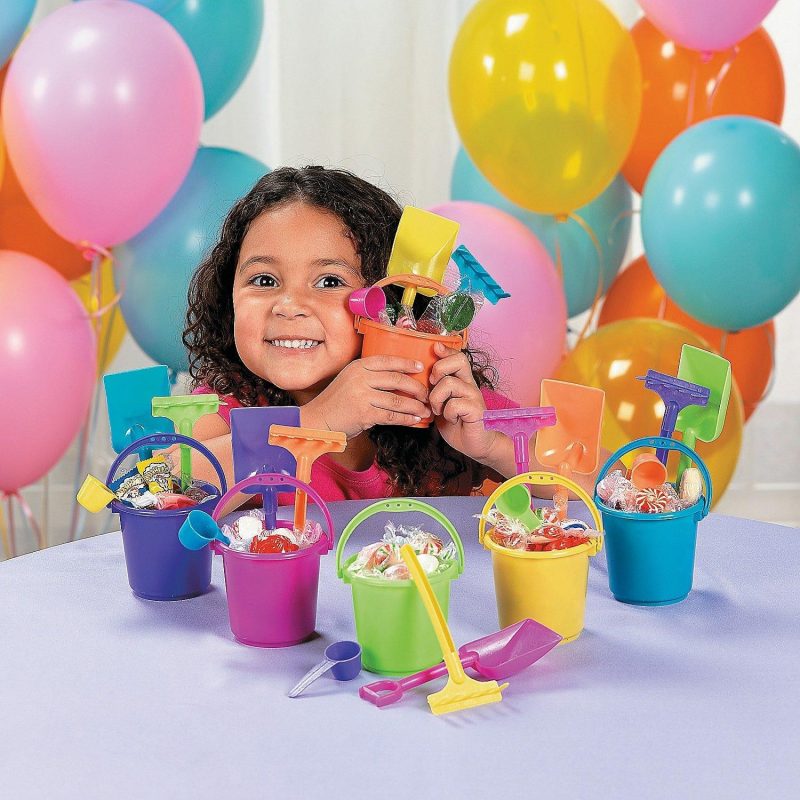 Buckets & Baskets | Mini Beach Bucket Sets (Pack Of 12) Buckets & Baskets Buckets & Baskets