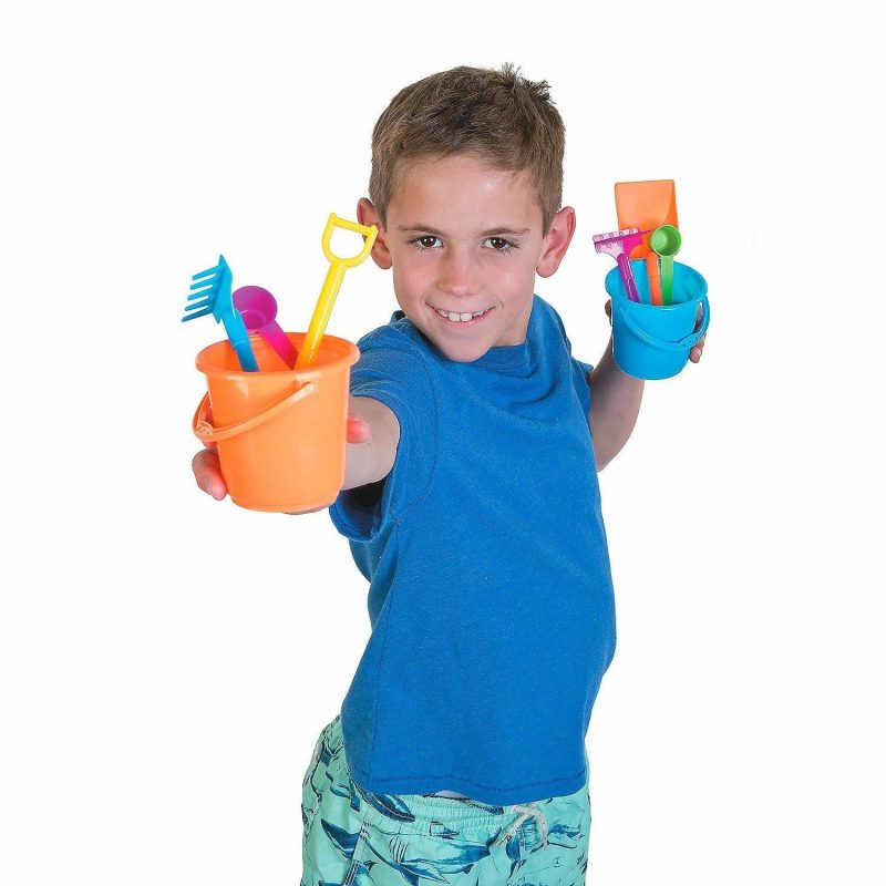 Buckets & Baskets | Mini Beach Bucket Sets (Pack Of 12) Buckets & Baskets Buckets & Baskets