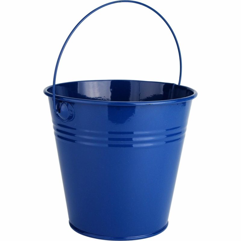 Buckets & Baskets | Royal Blue Metal Bucket 12Cm Buckets & Baskets Buckets & Baskets