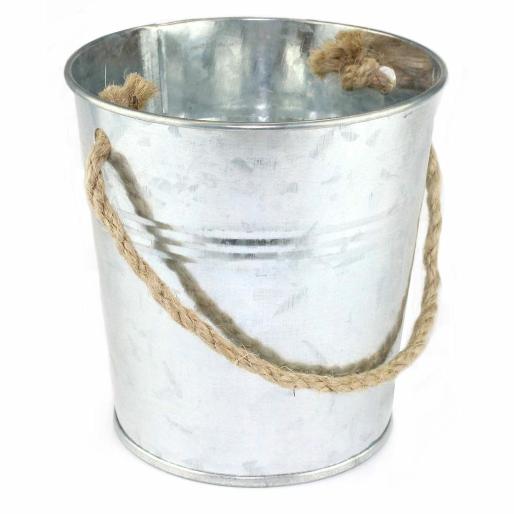 Buckets & Baskets | Rustic Tin Bucket Buckets & Baskets Buckets & Baskets