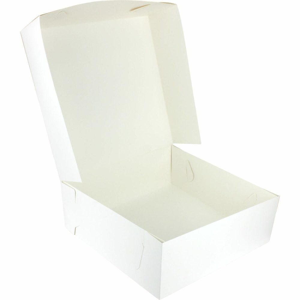 Cake Boards & Boxes | White Square Cardboard Cake Box 35Cm Baking & Cake Decorating Cake Boards & Boxes