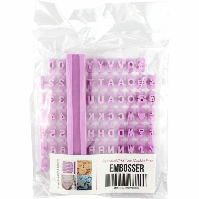 Cake Decorating Tools | Alphabet & Number Cookie Embosser Set Baking & Cake Decorating Cake Decorating Tools