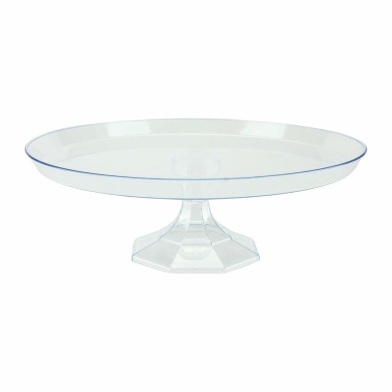 Cake Stands | Clear Round Acrylic Plastic Cake Stand 26Cm Baking & Cake Decorating Cake Stands