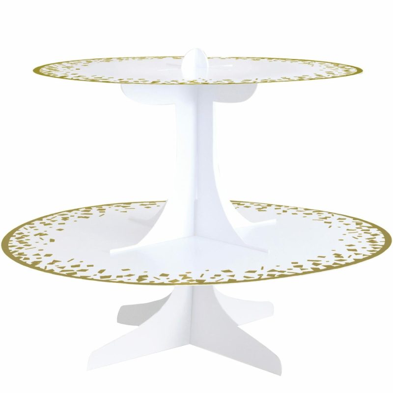 Cake Stands | Gold Confetti Cupcake Stand Baking & Cake Decorating Cake Stands