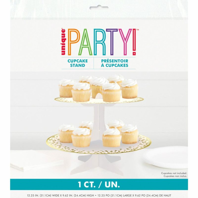 Cake Stands | Gold Confetti Cupcake Stand Baking & Cake Decorating Cake Stands