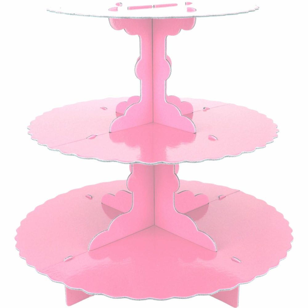 Cake Stands | Light Pink Cupcake Stand Baking & Cake Decorating Cake Stands