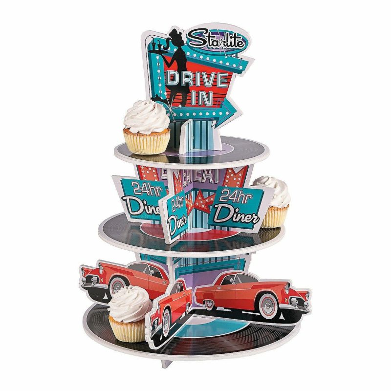 Cake Stands | Rockin’ 50S Cupcake Stand Baking & Cake Decorating Cake Stands