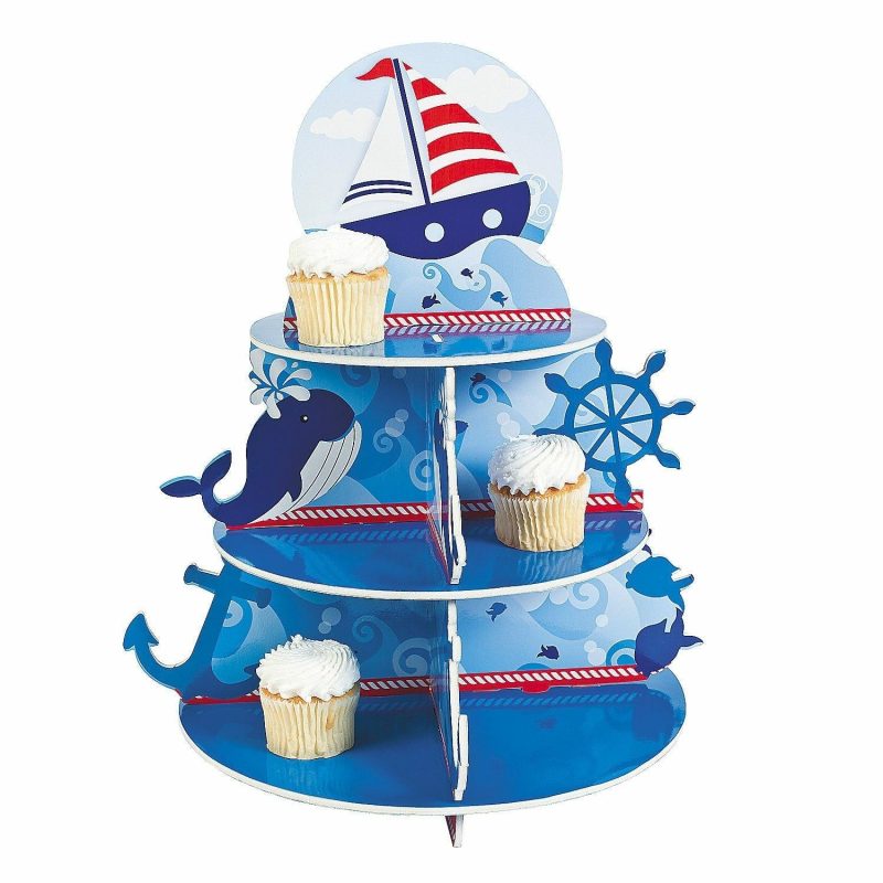 Cake Stands | Sailor Birthday Cupcake Stand Baking & Cake Decorating Cake Stands