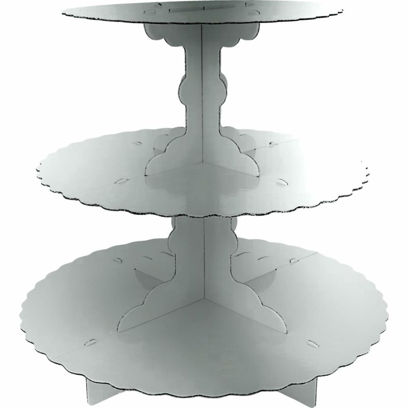 Cake Stands | Silver Cupcake Stand Baking & Cake Decorating Cake Stands