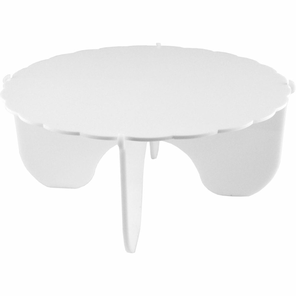 Cake Stands | White Plateau Gateau Acrylic Cake Stand 27Cm Baking & Cake Decorating Cake Stands