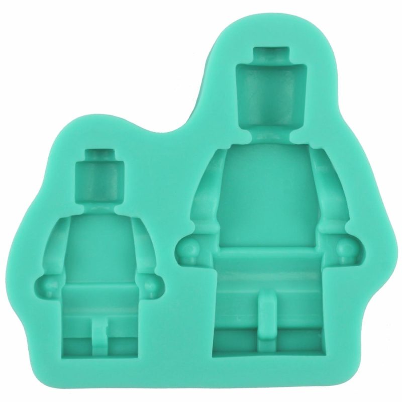 Chocolate Making | Brick Characters Silicone Mould Baking & Cake Decorating Chocolate Making