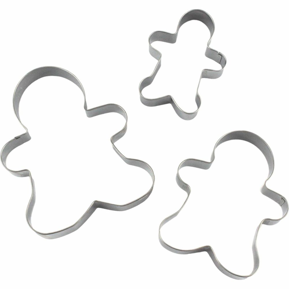 Cookie Cutters | Gingerbread Cookie Cutters (Pack Of 3) Baking & Cake Decorating Cookie Cutters