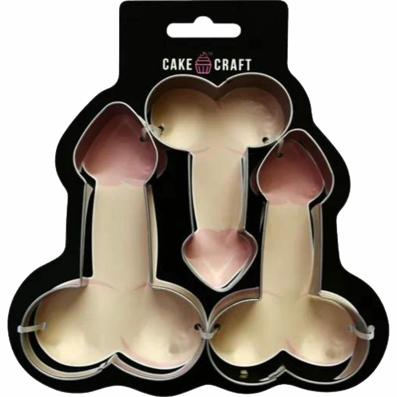 Cookie Cutters | Willie Cookie Cutters (Pack Of 3) Baking & Cake Decorating Cookie Cutters