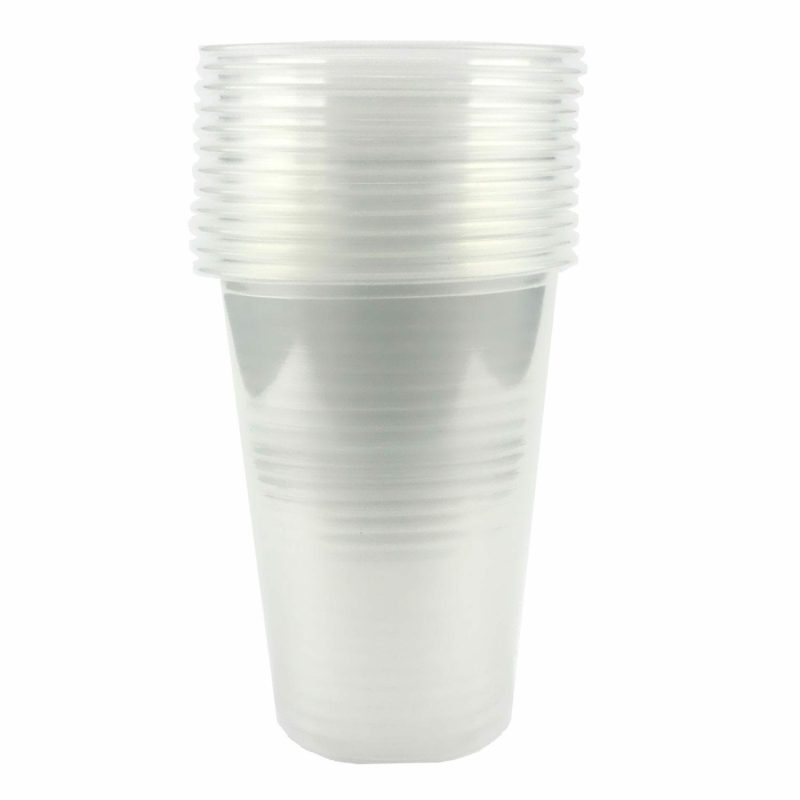 Cups & Glasses | 500Ml Clear Plastic Cups (Pack Of 12) Catering & Kitchen Cups & Glasses