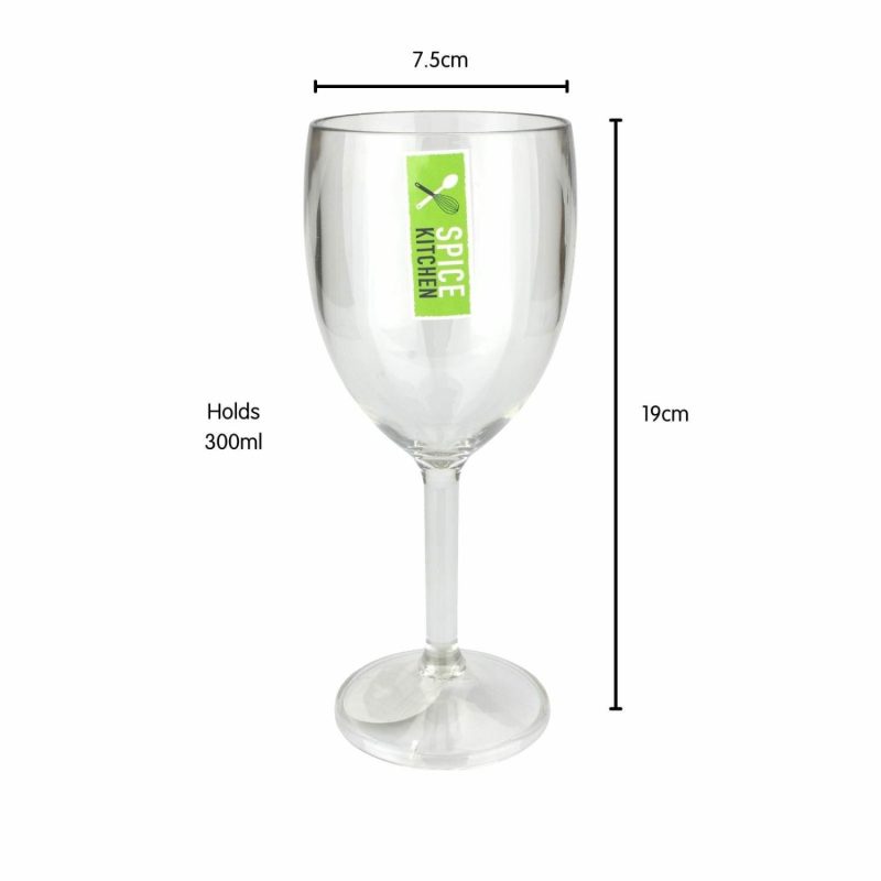 Cups & Glasses | Acrylic Clear Wine Glass 300Ml Catering & Kitchen Cups & Glasses