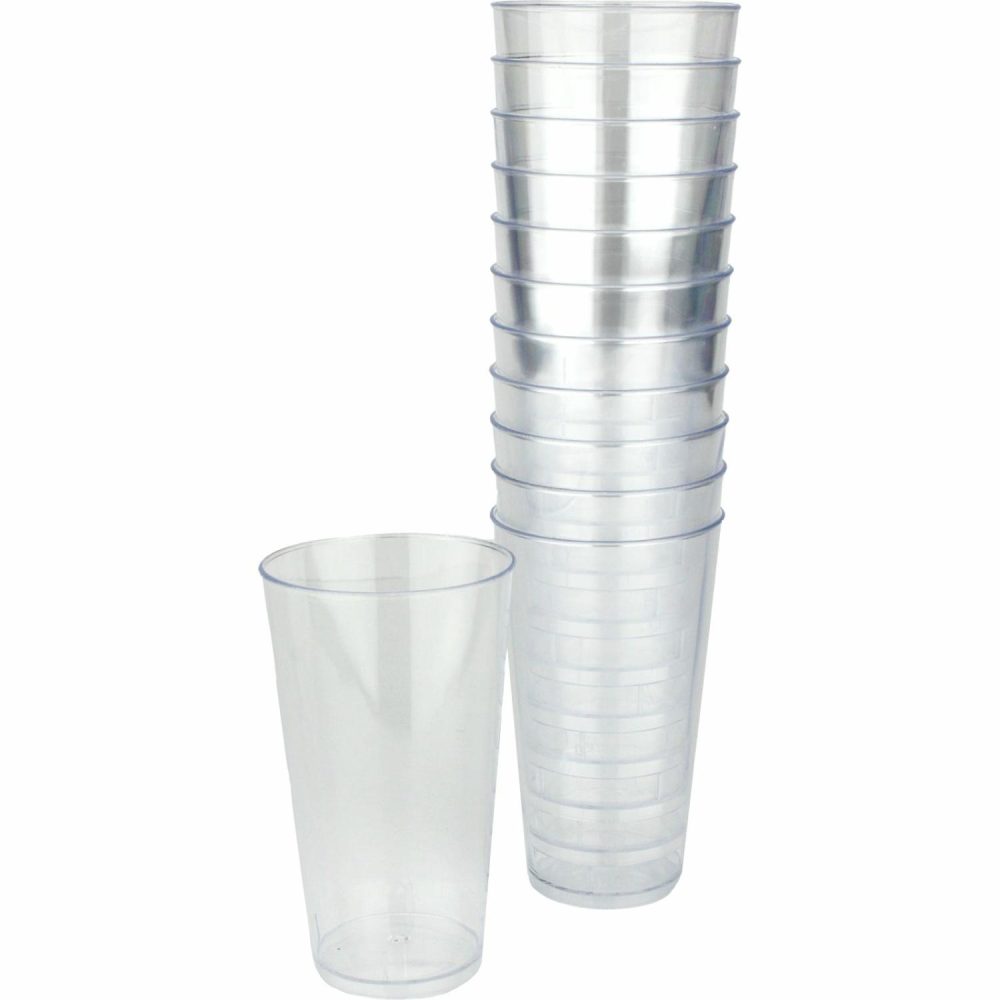 Cups & Glasses | Clear 8Cm Cylinder Cocktail Cups (Pack Of 12) Catering & Kitchen Cups & Glasses