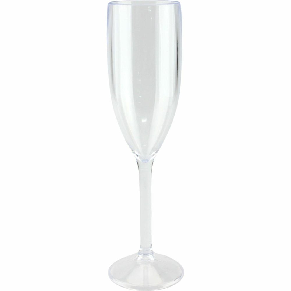 Cups & Glasses | Clear Acrylic Champagne Glass 160Ml Catering & Kitchen Cups & Glasses