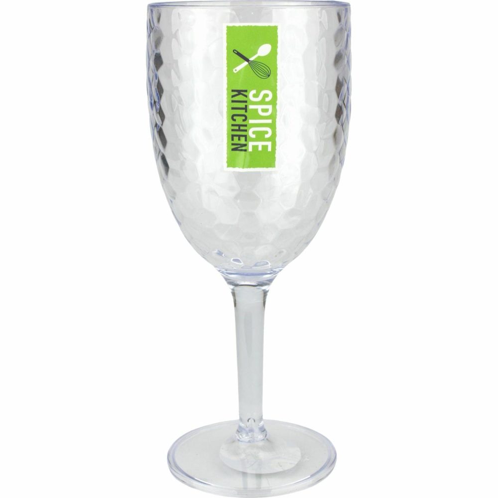 Cups & Glasses | Clear Plastic Ripple Wine Glass 350Ml Catering & Kitchen Cups & Glasses